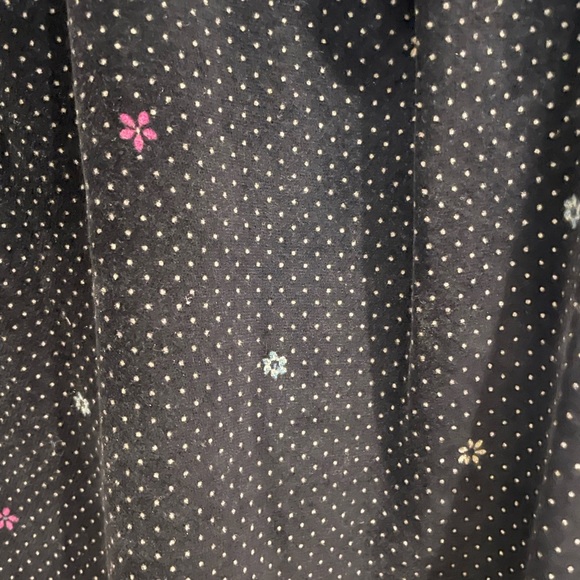 Free People A Line Dress Black Polka Dot Floral- Small - Picture 10 of 10